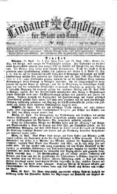 Lindauer Tagblatt für Stadt und Land Montag 30. April 1866