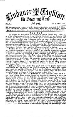 Lindauer Tagblatt für Stadt und Land Dienstag 1. Mai 1866