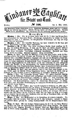 Lindauer Tagblatt für Stadt und Land Freitag 4. Mai 1866