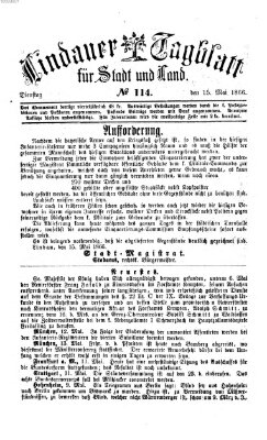 Lindauer Tagblatt für Stadt und Land Dienstag 15. Mai 1866