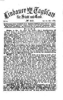 Lindauer Tagblatt für Stadt und Land Freitag 18. Mai 1866