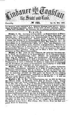 Lindauer Tagblatt für Stadt und Land Donnerstag 24. Mai 1866