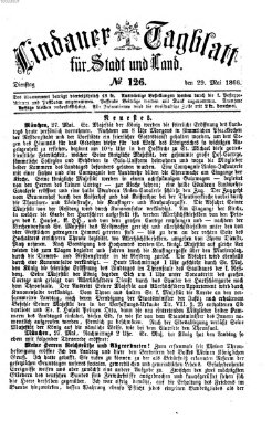 Lindauer Tagblatt für Stadt und Land Dienstag 29. Mai 1866