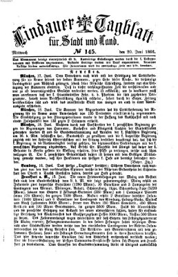 Lindauer Tagblatt für Stadt und Land Mittwoch 20. Juni 1866