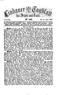 Lindauer Tagblatt für Stadt und Land Donnerstag 21. Juni 1866