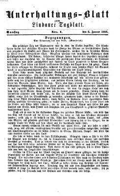 Lindauer Tagblatt für Stadt und Land. Unterhaltungs-Blatt zum Lindauer Tagblatt (Lindauer Tagblatt für Stadt und Land) Samstag 6. Januar 1866