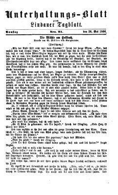 Lindauer Tagblatt für Stadt und Land. Unterhaltungs-Blatt zum Lindauer Tagblatt (Lindauer Tagblatt für Stadt und Land) Samstag 26. Mai 1866