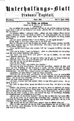 Lindauer Tagblatt für Stadt und Land. Unterhaltungs-Blatt zum Lindauer Tagblatt (Lindauer Tagblatt für Stadt und Land) Samstag 9. Juni 1866