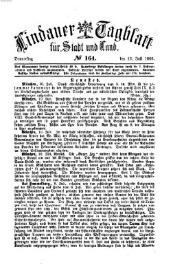 Lindauer Tagblatt für Stadt und Land Donnerstag 12. Juli 1866