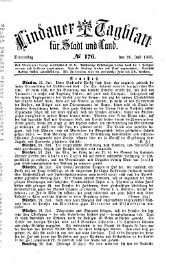 Lindauer Tagblatt für Stadt und Land Donnerstag 26. Juli 1866