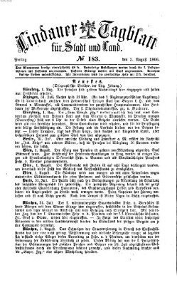 Lindauer Tagblatt für Stadt und Land Freitag 3. August 1866