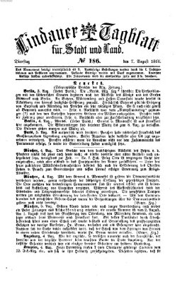 Lindauer Tagblatt für Stadt und Land Dienstag 7. August 1866