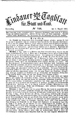 Lindauer Tagblatt für Stadt und Land Donnerstag 9. August 1866