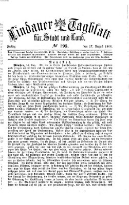 Lindauer Tagblatt für Stadt und Land Freitag 17. August 1866