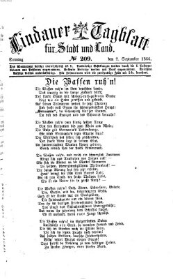 Lindauer Tagblatt für Stadt und Land Sonntag 2. September 1866