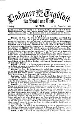 Lindauer Tagblatt für Stadt und Land Dienstag 18. September 1866