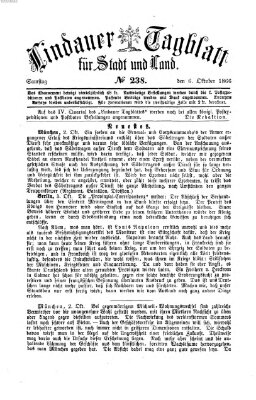 Lindauer Tagblatt für Stadt und Land Samstag 6. Oktober 1866