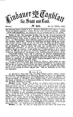 Lindauer Tagblatt für Stadt und Land Sonntag 14. Oktober 1866