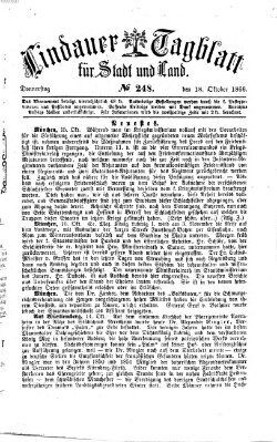 Lindauer Tagblatt für Stadt und Land Donnerstag 18. Oktober 1866