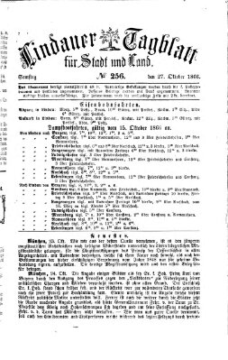 Lindauer Tagblatt für Stadt und Land Samstag 27. Oktober 1866