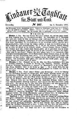 Lindauer Tagblatt für Stadt und Land Donnerstag 8. November 1866