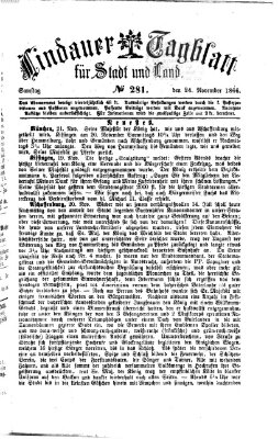 Lindauer Tagblatt für Stadt und Land Samstag 24. November 1866