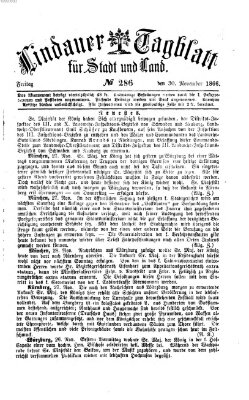 Lindauer Tagblatt für Stadt und Land Freitag 30. November 1866