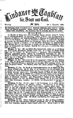 Lindauer Tagblatt für Stadt und Land Sonntag 2. Dezember 1866