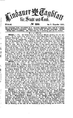Lindauer Tagblatt für Stadt und Land Mittwoch 5. Dezember 1866