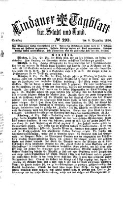 Lindauer Tagblatt für Stadt und Land Samstag 8. Dezember 1866