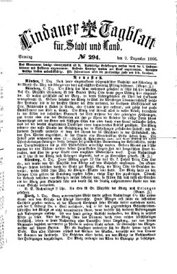 Lindauer Tagblatt für Stadt und Land Sonntag 9. Dezember 1866