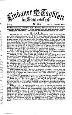 Lindauer Tagblatt für Stadt und Land Freitag 14. Dezember 1866