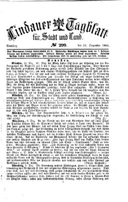 Lindauer Tagblatt für Stadt und Land Samstag 15. Dezember 1866