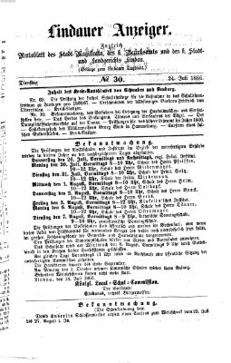 Lindauer Tagblatt für Stadt und Land Dienstag 24. Juli 1866