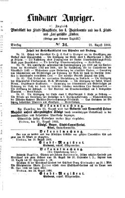 Lindauer Tagblatt für Stadt und Land Dienstag 21. August 1866