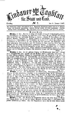 Lindauer Tagblatt für Stadt und Land Dienstag 8. Januar 1867