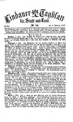 Lindauer Tagblatt für Stadt und Land Freitag 8. Februar 1867