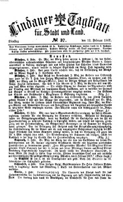 Lindauer Tagblatt für Stadt und Land Dienstag 12. Februar 1867