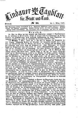 Lindauer Tagblatt für Stadt und Land Mittwoch 6. März 1867