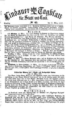 Lindauer Tagblatt für Stadt und Land Samstag 16. März 1867