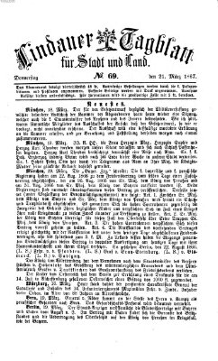 Lindauer Tagblatt für Stadt und Land Donnerstag 21. März 1867