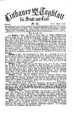 Lindauer Tagblatt für Stadt und Land Dienstag 9. April 1867