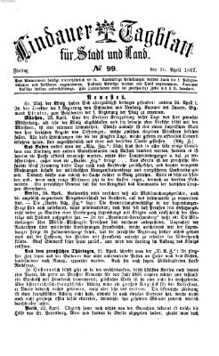 Lindauer Tagblatt für Stadt und Land Freitag 26. April 1867