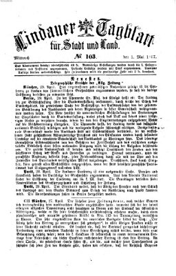 Lindauer Tagblatt für Stadt und Land Mittwoch 1. Mai 1867