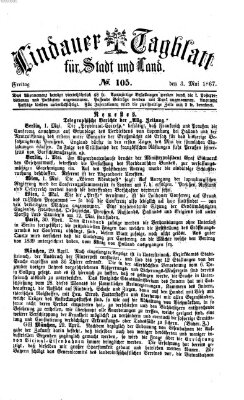 Lindauer Tagblatt für Stadt und Land Freitag 3. Mai 1867