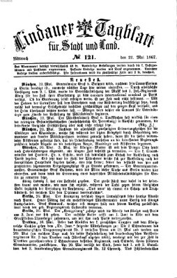 Lindauer Tagblatt für Stadt und Land Mittwoch 22. Mai 1867