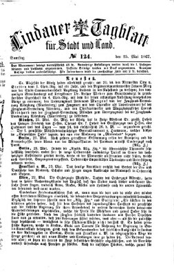 Lindauer Tagblatt für Stadt und Land Samstag 25. Mai 1867