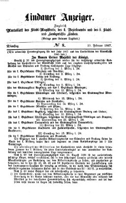 Lindauer Tagblatt für Stadt und Land Dienstag 19. Februar 1867