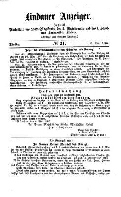 Lindauer Tagblatt für Stadt und Land Dienstag 21. Mai 1867