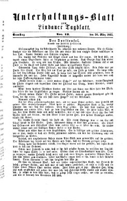 Lindauer Tagblatt für Stadt und Land. Unterhaltungs-Blatt zum Lindauer Tagblatt (Lindauer Tagblatt für Stadt und Land) Samstag 30. März 1867